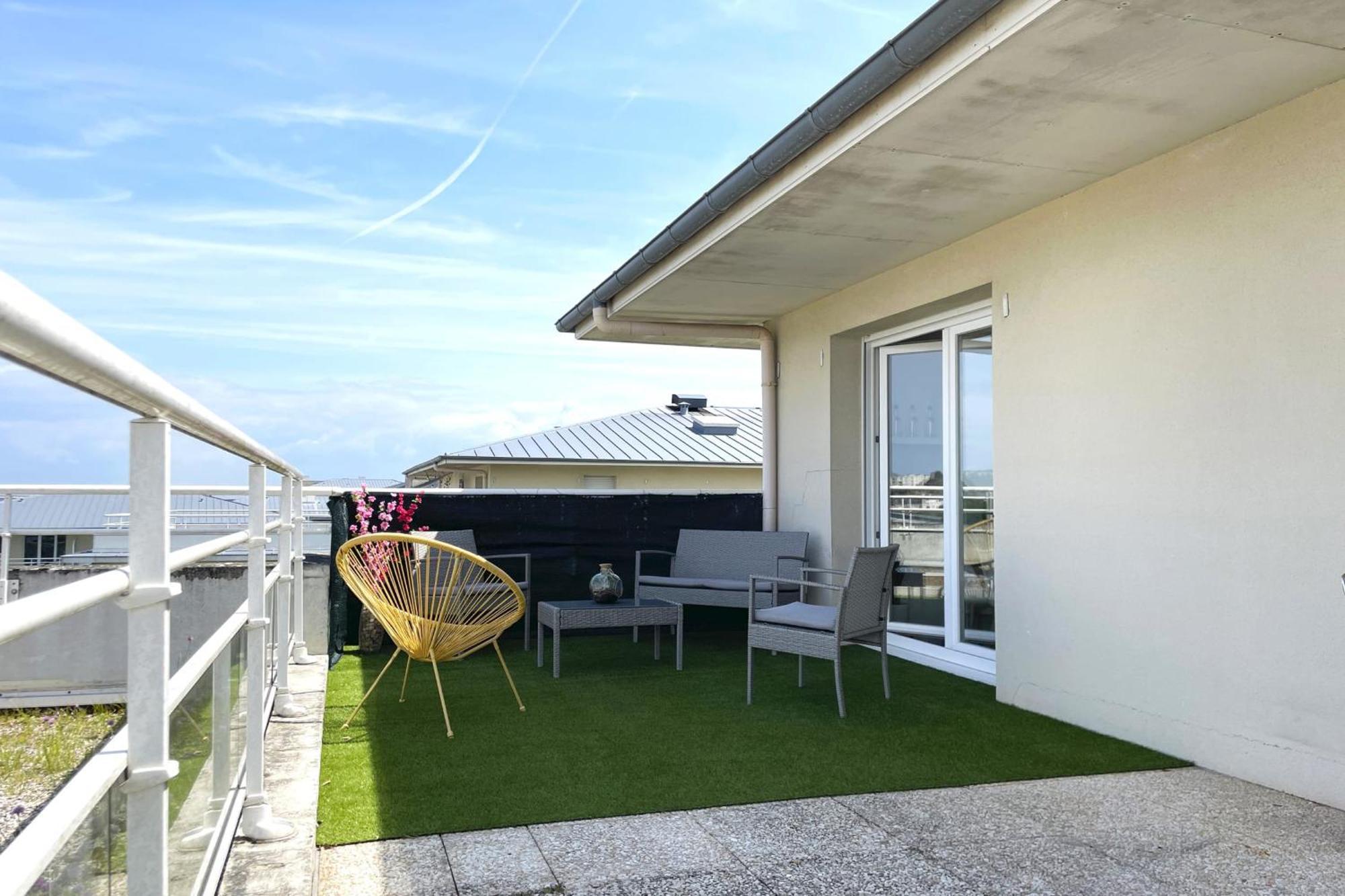 Le Rooftop - Terrasse - Parking - Piscine Caen Extérieur photo