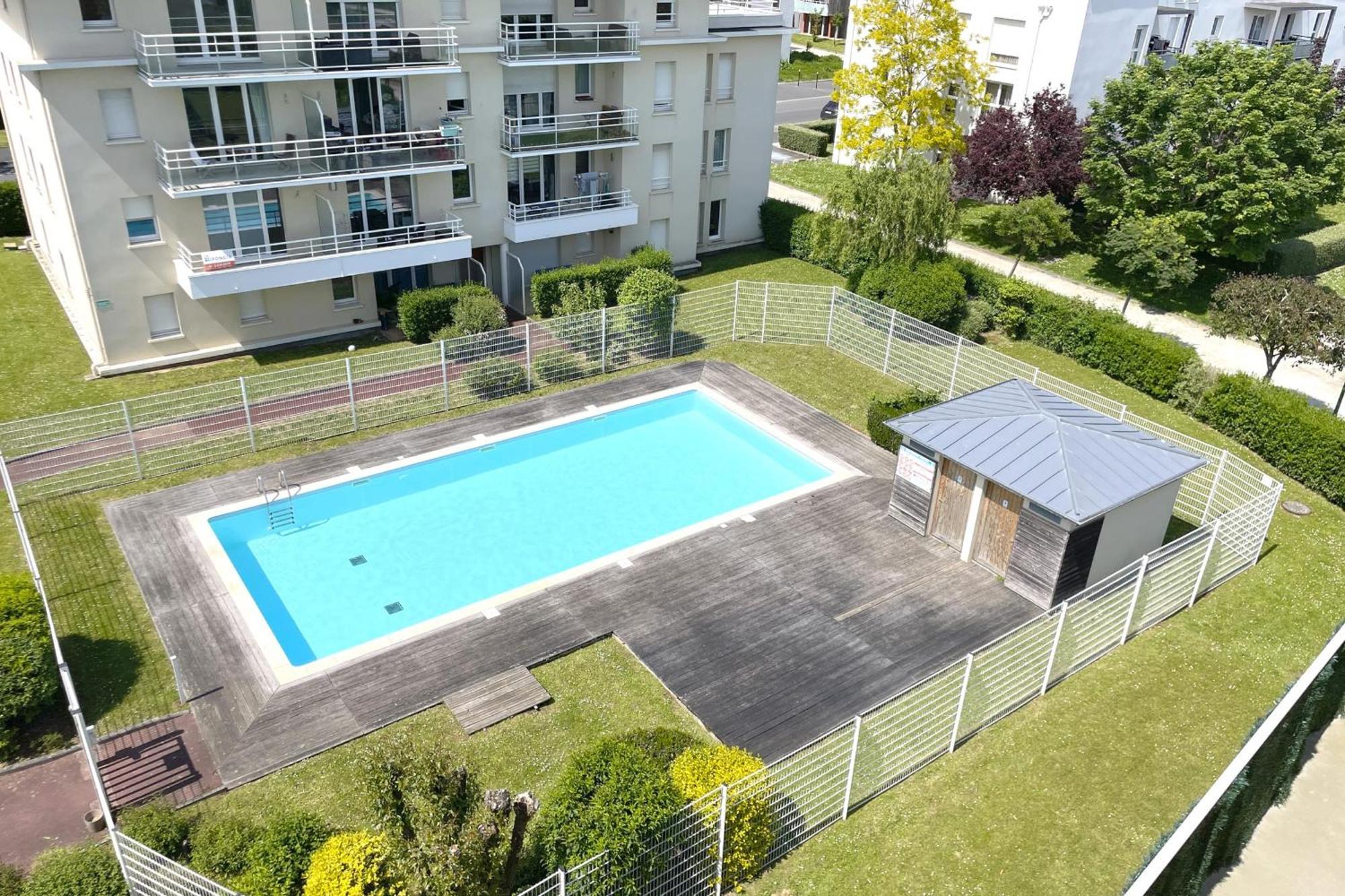 Le Rooftop - Terrasse - Parking - Piscine Caen Extérieur photo